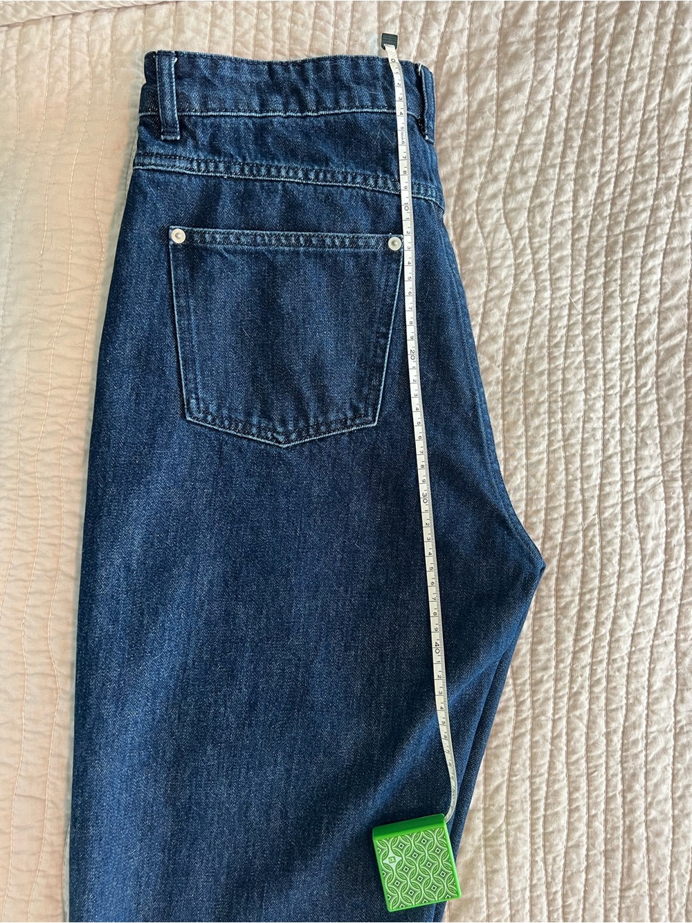 & Other Stories Paris Atelier Dark Wash Wide Leg Jeans High Rise - Picture 5 of 6